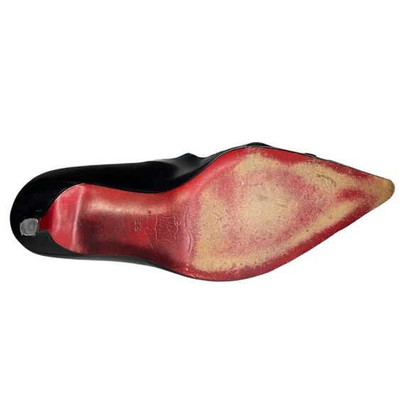 Louboutin Black Kitten Heels 36 - Picture 8 of 10